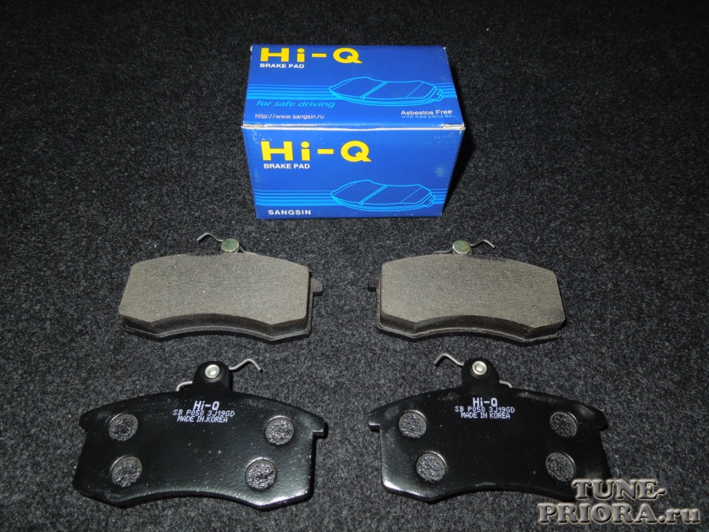 Замена передних тормозных колодок на приоре